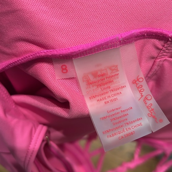 Lilly Pulitzer Isle Lattice One-Piece Swimsuit NWT - Picture 7 of 11